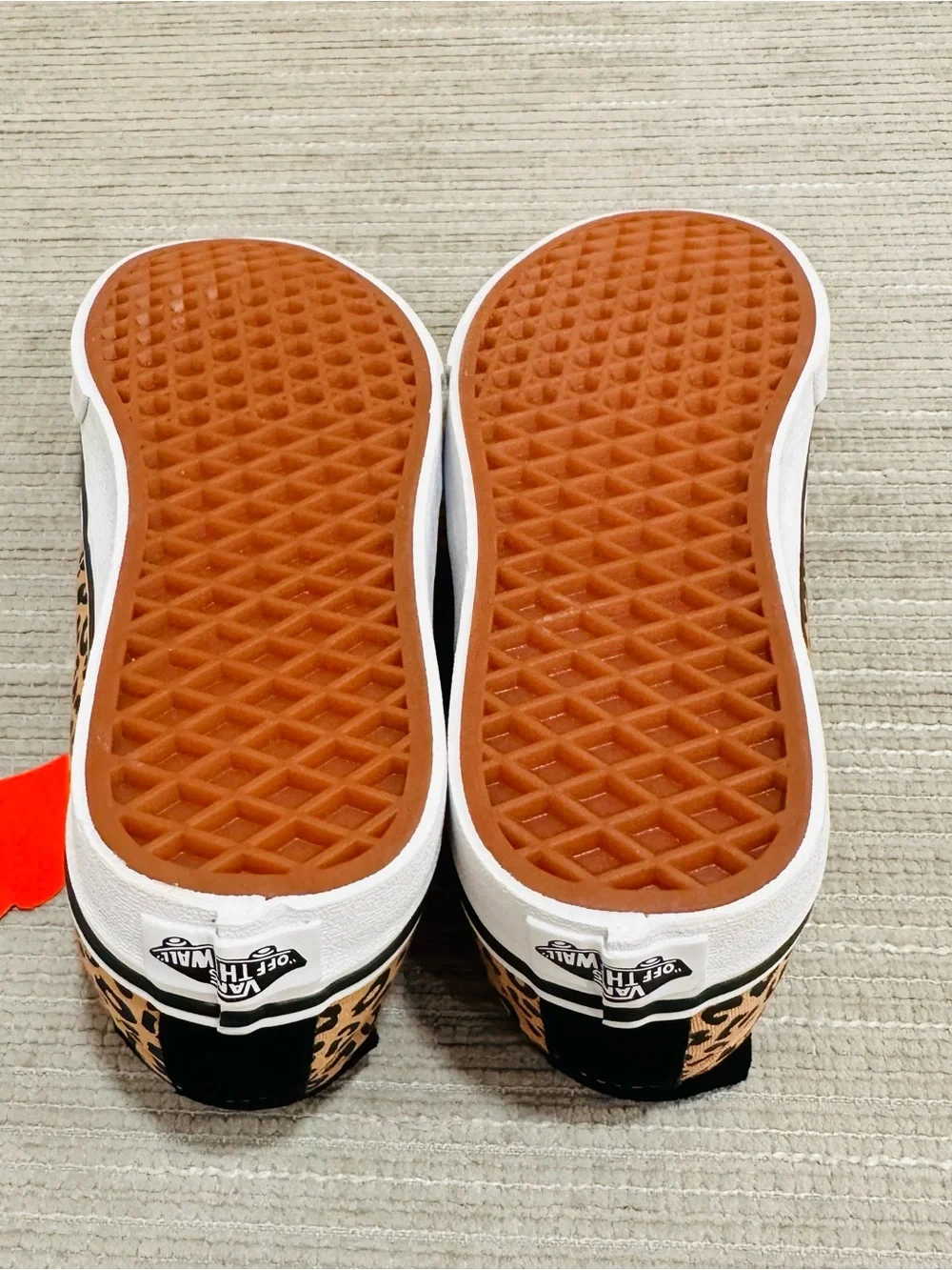 Women's Vans Sport Vulc Lace Up Skate Shoes Cheetah Print Size 7.0 NWT
